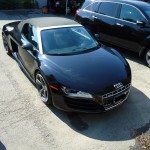 Black Front View of Audi