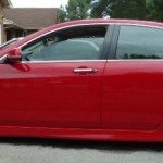 Red Acura side view