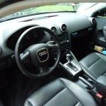 front interior of an audi